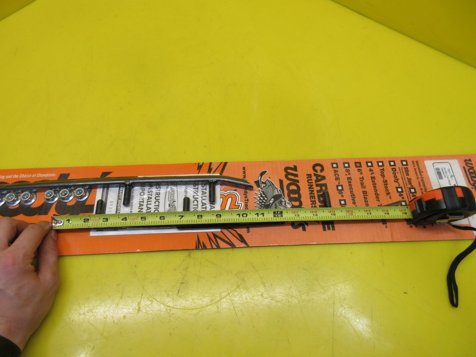 OEM WOODYS SKI DOO SKIDOO FORMULA SUMMIT MACH Z 1 6" INCH CARBIDE WEAR BARS