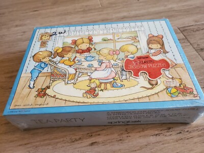 Vtg new Kids ''Tea Party'' Springbok Puzzle Joan Walsh Anglund 1980 48 Piece 