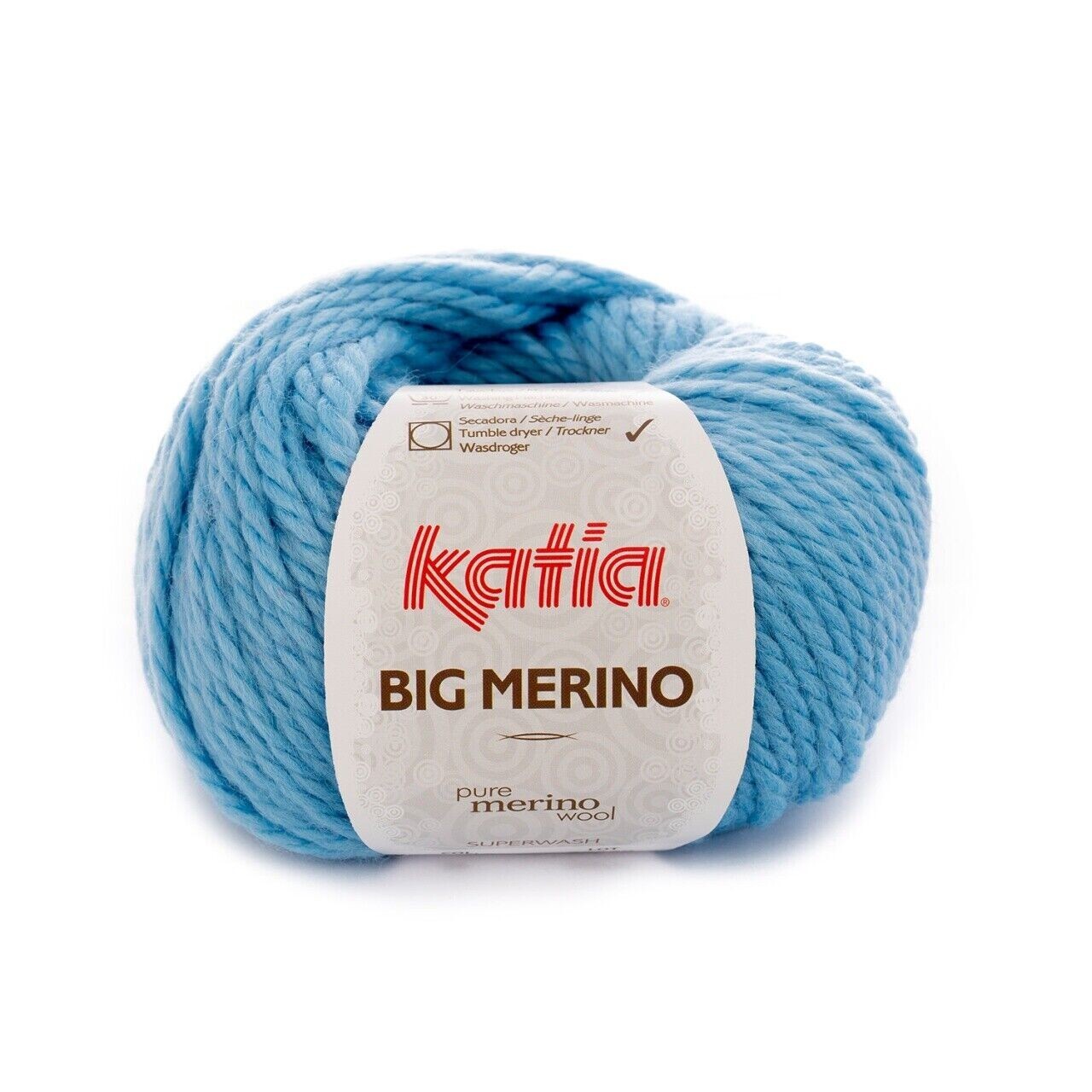 Big Merino By Katia - Celeste (38) - 100 G / Approx. 80 M Wool