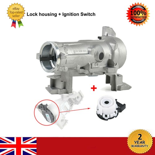 NEW IGNITION STARTER SWITCH STEERING LOCK BARREL FOR VW CADDY MK3 EOS