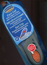 Kanauk Professional Cool Gel Active Support Insoles 1 Pair Mens Trim to Fit