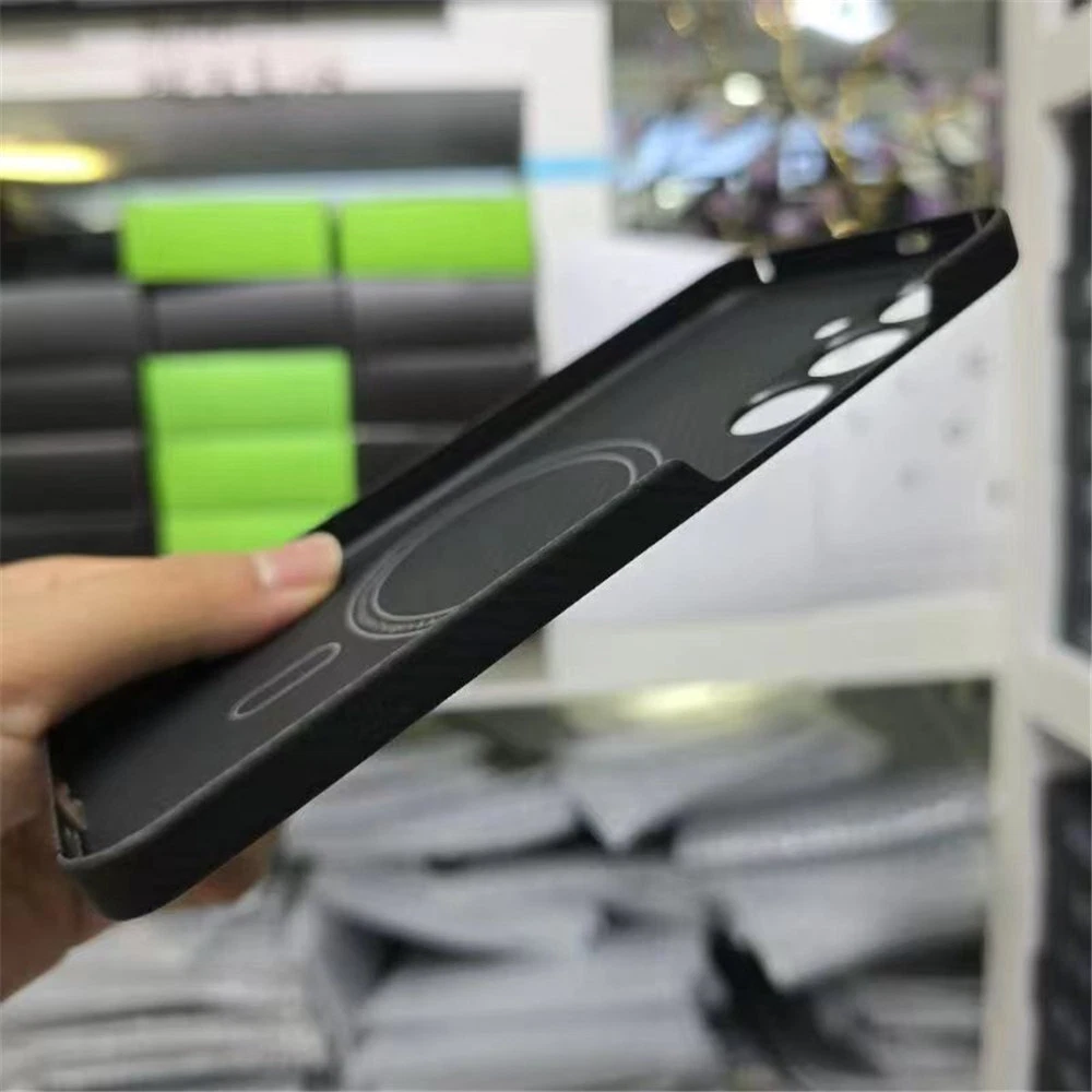 Magnetic Aramid Carbon Fiber Case For Samsung Galaxy S24 Ultra S24+ Matte Cover - Picture 5 of 9