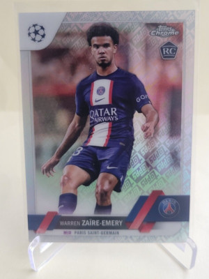 2022-23 TOPPS STADIUM Club Chrome Warren Zaïre-Emery Auto Rc EUR 44,15 - PicClick FR