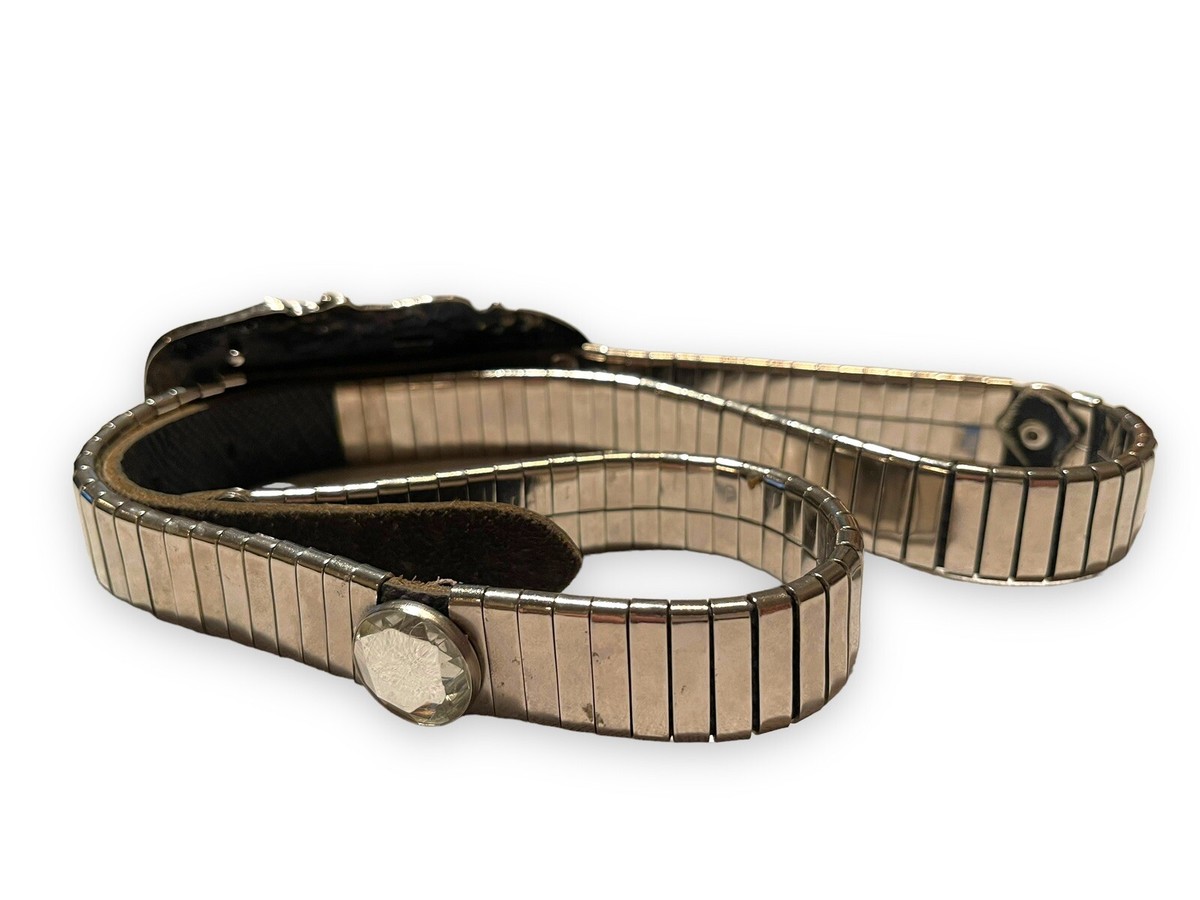 Vintage Jose Cotel Ornate Belt Leather & Metalwork Designer Paris 29\