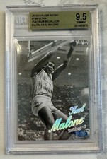 2012-13 FLEER RETRO PLATINUM MEDALLION KARL MALONE BGS 9.5 GEM MAILMAN #022/100!