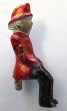 Replacement cast metal fireman driver for Hubley fire truck