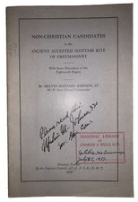 1938, 1° Non-Cristiani Candidati Nella Massoneria, Diciottesimo Grado, Massonico