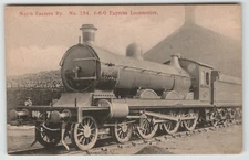 Postcard Vintage North Eastern Railway 4-6-0 Express Locomotive Engine