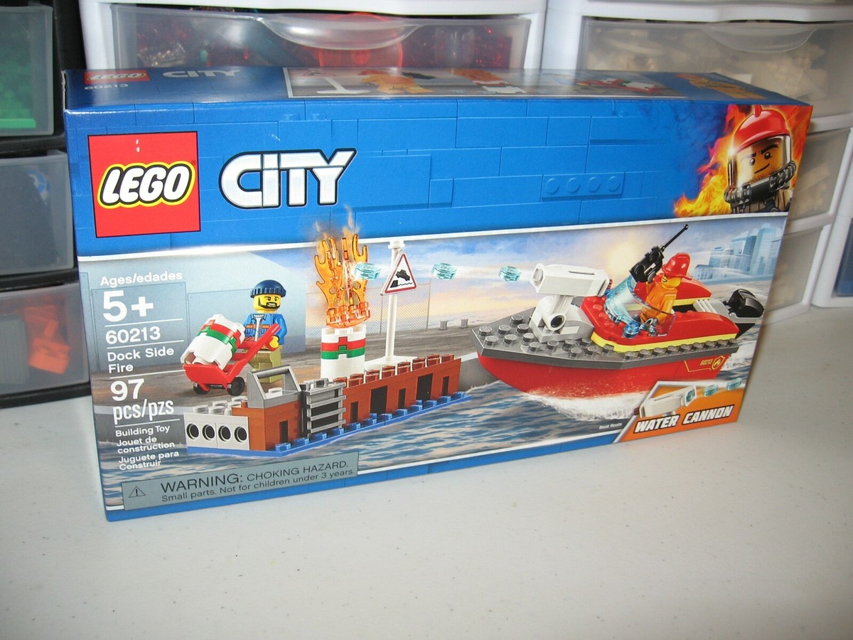 LEGO CITY DOCK SIDE FIRE 60213 NEW IN BOX!!
