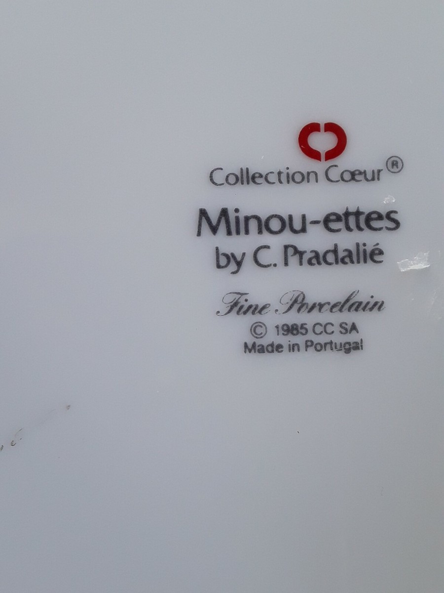 1985 COLLECTION COEUR MINOU-ETTES, C. PRADALIE COLLECTIBLE CAT