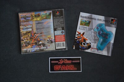 CTR : Crash Team Racing Sur PS1 – Boîte D’origine + Notice – Bon état