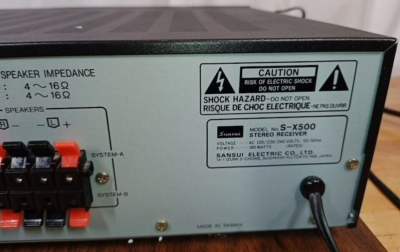 Vintage Sansui S-X500 Studio Quartz Synthesizer Audio Receiver