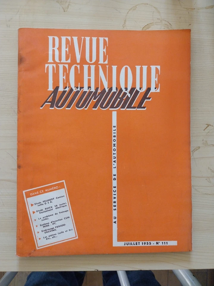 REVUE TECHNIQUE PEUGEOT D 3 A 1.3 1290 Cc Camionette Peugeot D3A 1300 Rta - Photo 2/4