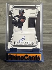 2023 Panini National Treasures Penmanship Materials Auto Oscar Colas /99
