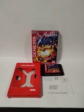 Disney's Aladdin Sega Genesis Box Mailer And Game No Manual Free Shipping