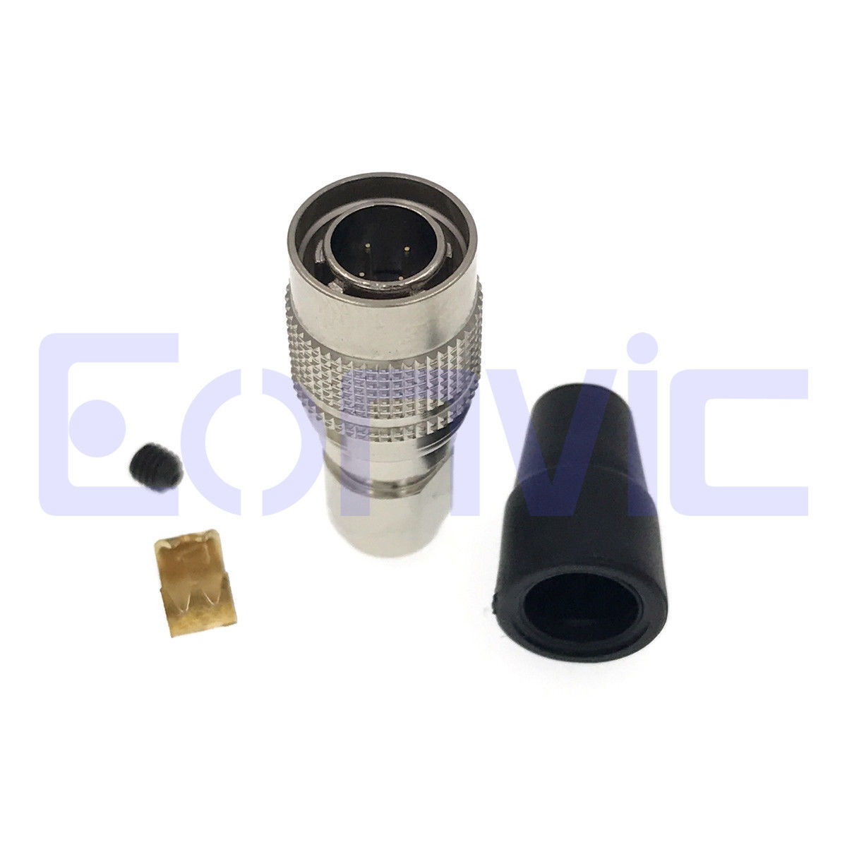 Conector Circular Hirose HR10A-7P-4P De 4 Pines - Para Cámaras, Audio Profesional Y Equipos Industriales