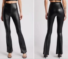 Commando Faux Leather Flare Leggings Pants Black Medium M (8-10) NEW Retail $148