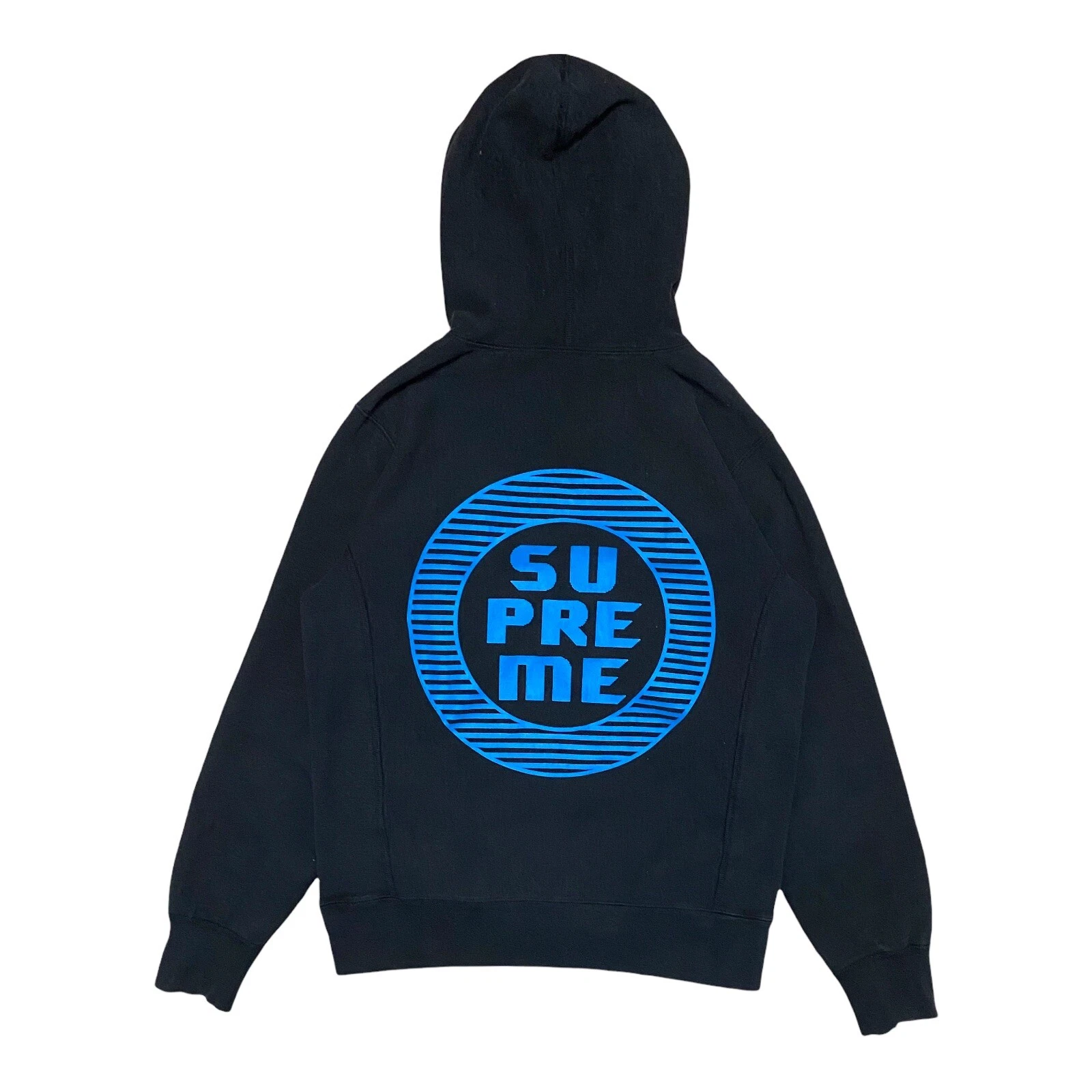 Pull à capuche noir homme logo Supreme Circle taille M