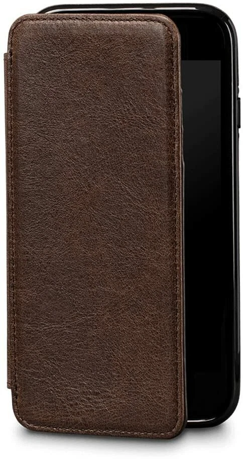 Capa carteira de couro Heritage Wallet Book para novo iPhone SE 2020 / iPhone 8/7 - Imagem 2 de 4