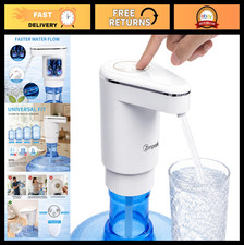 5 Gallon Water Dispenser Pump, USB-C Charging, 3 Modes, Dual Spouts, Portable fo