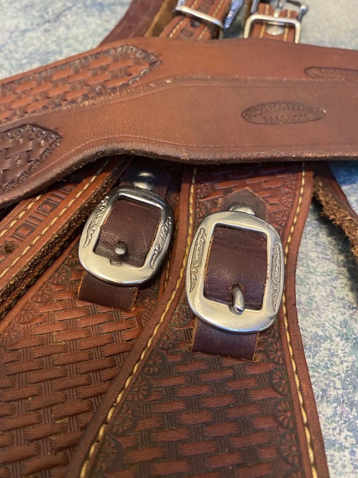 Mecate Snaffle Bit Cowboy Tack Bridle Buckaroo Leather / Champion Turf USA AQHA