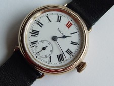 Raro antico orologio uomo Rolex in oro massiccio 9k movimento 15 gioielli