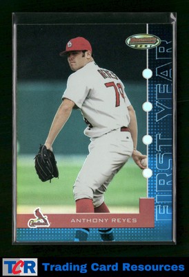 2005 Bowman's Best #67 Anthony Reyes Blue #/499