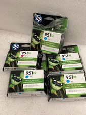 5 Hp 950xl Color Ink Cyan Magenta 2020 Sealed