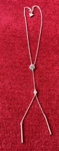 Authentic Genuine Guess Los Angeles Rose Gold Plated Necklace Pendant. 18” Neck W 5” Drop