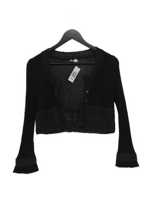 Hoss Intropia Damen Strickjacke S schwarz 100% andere V-Ausschnitt Cardigan