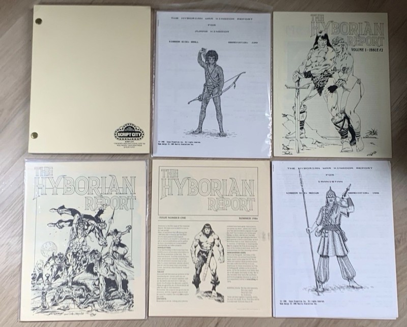 Conan the Barbarian John Milius Screenplay + Hyborian Report #1 & #2 + Hyborian