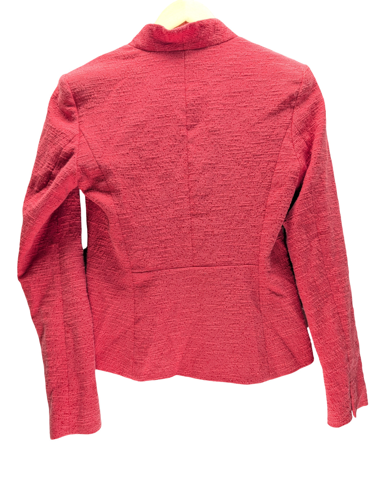 LOFT Blazer Size Zero Single Button Textured Coral - image 5