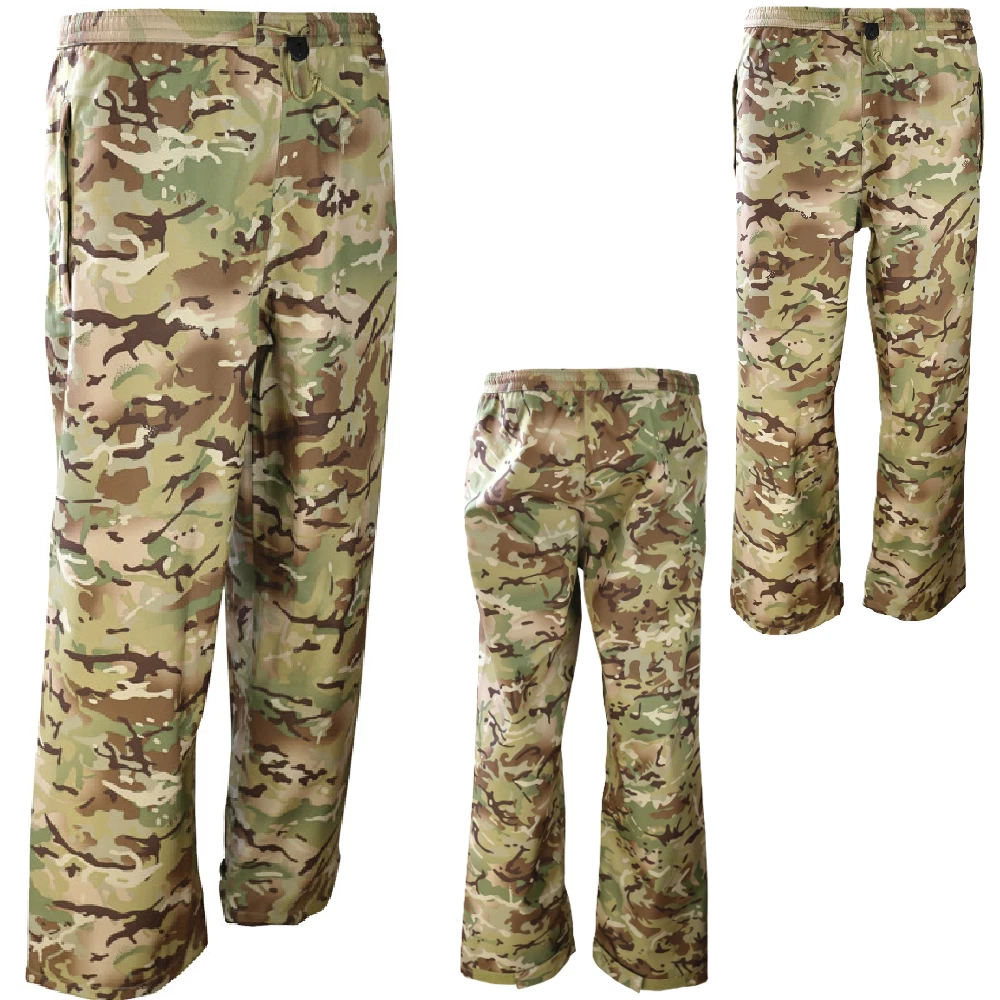 KombatUK Mens Army Military Cadet MOD Style Kom-Tex Waterproof Trousers BTP Camo