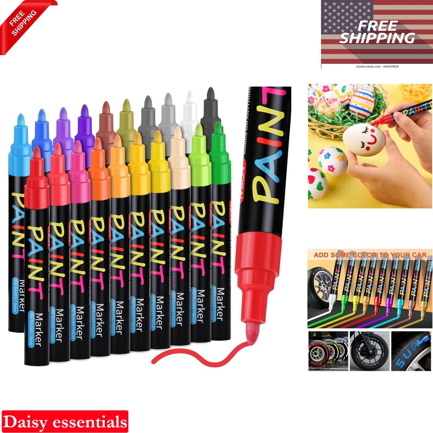 Waterproof Permanent Art Markers For Glass ...