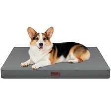 Outdoor Orthopedic Dog Bed, Waterproof Dog Bed for Large Dogs 36x27 Inch, Egg...