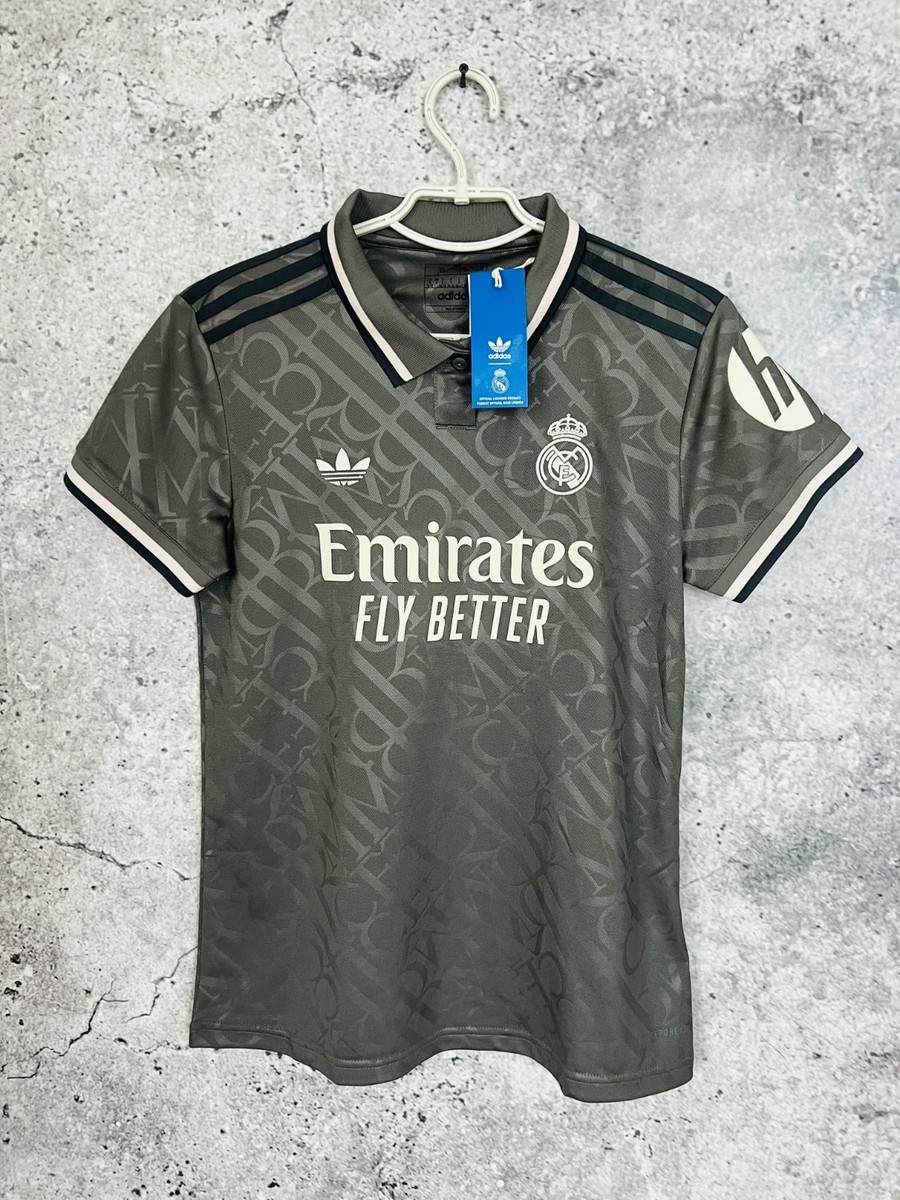 ADIDAS REAL MADRID 2024-25 THIRD SOCCER JERSEY WOMEN SIZE S | eBay