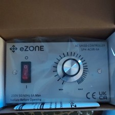 Extractor Fan Speed Controller 6A 230V Restaurant Warehouse Building Ventilation