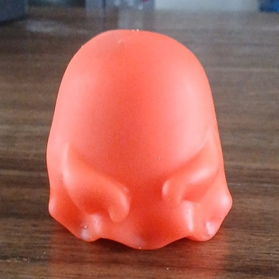 NEE DOH Orange Rubber Squeeze Ball Tear-Resistant Stress Reliever 3in