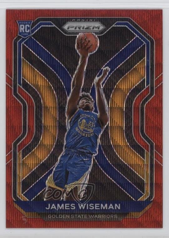 2020-21 Panini Prizm Ruby Wave Prizm James Wiseman #268 1lg7