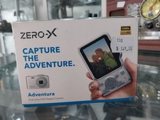 Zero-X Adventura Dual Lens FHD Digital Compact Camera Silver NEW NEVER USED