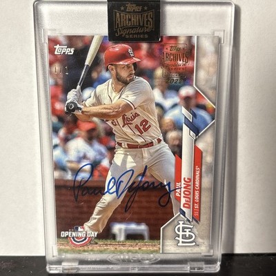 2022 Topps Archives Signature Series Paul DeJong 1/1 AUTO   