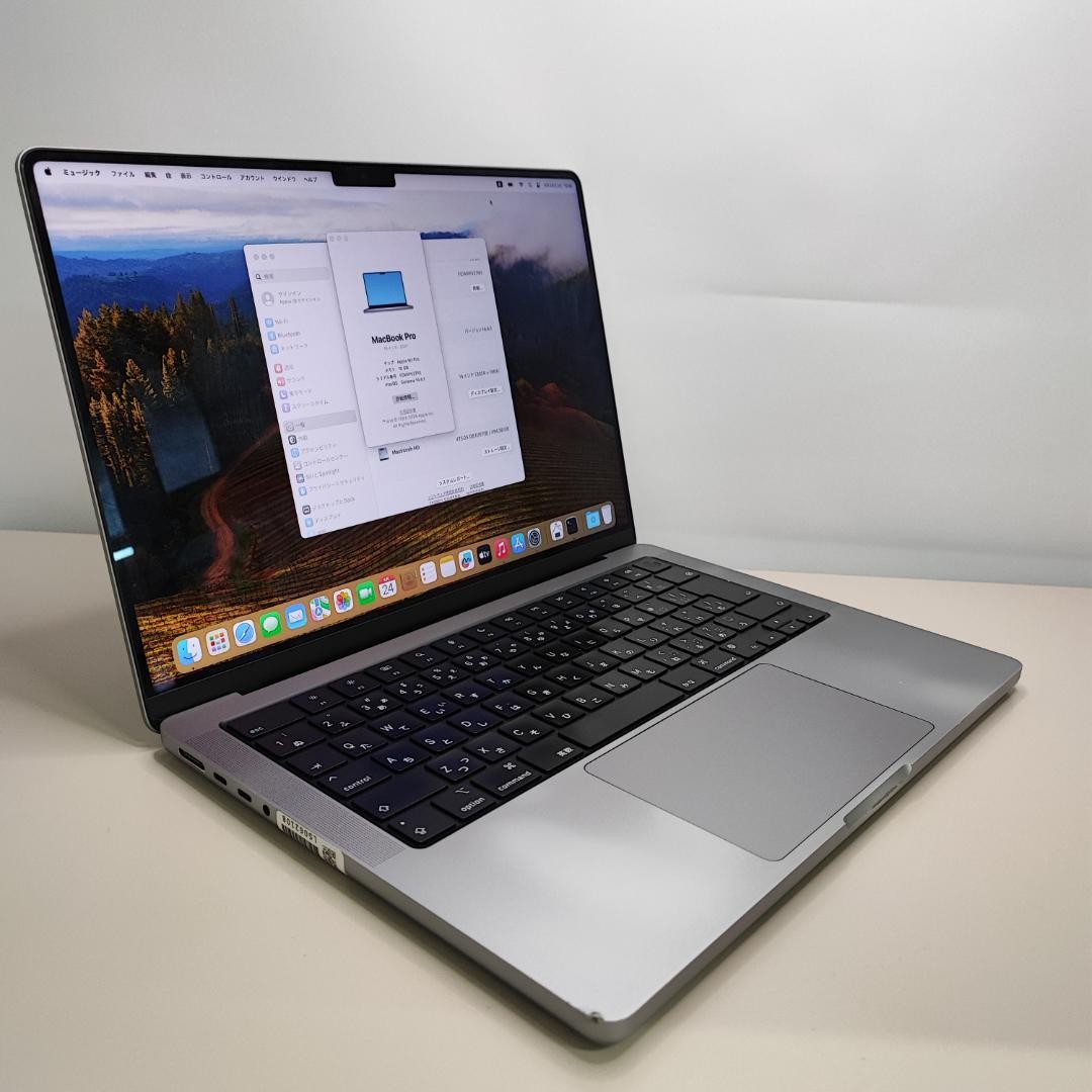 MacBookPro2021 M1 Pro 16GB 512GB　16インチ MacBook Pro 16 2021 M1 Pro 10-Core - 16-Core GPU 16GB 512GB