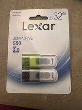 Lexar JumpDrive S50 32 GB USB Flash Drive - 2 PACK