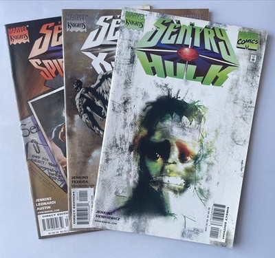 The Sentry / Hulk #1   The Sentry / Spider-Man #1   The Sentry / X-Men #1 (2001)