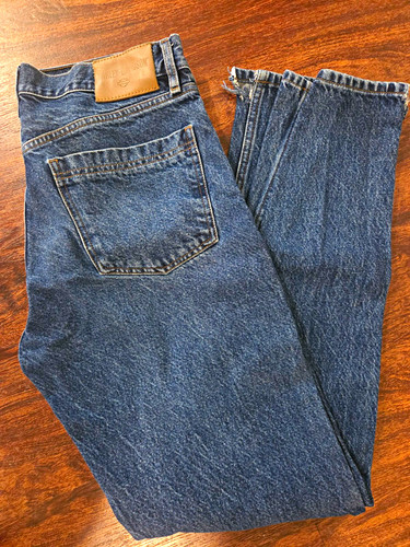 Harley-Davidson Men's Blue Dark Wash Denim Jeans Straight Leg Regular Fit