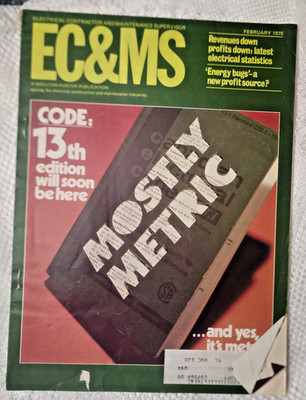 EC&MS Electrical Contractor & Maintenance Supervisor Feb 1979 (CAN)