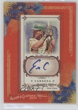 2010 Topps Allen & Ginter's Framed Mini Auto Everth Cabrera #AGA-EC Auto 6n5