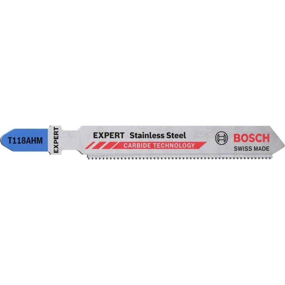 Lame de scie sauteuse Bosch EXPERT T118AHM pour découpe rectiligne fine du métal