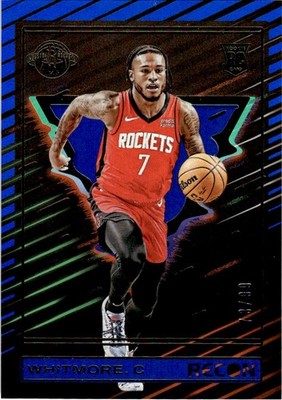 2023-24 PANINI RECON BLUE CAM WHITMORE RC 73/99 HOUSTON ROCKETS #240