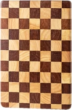 14x10 Inch Heavy Duty Acacia Rubber Wood Cutting Board with Flippable Design